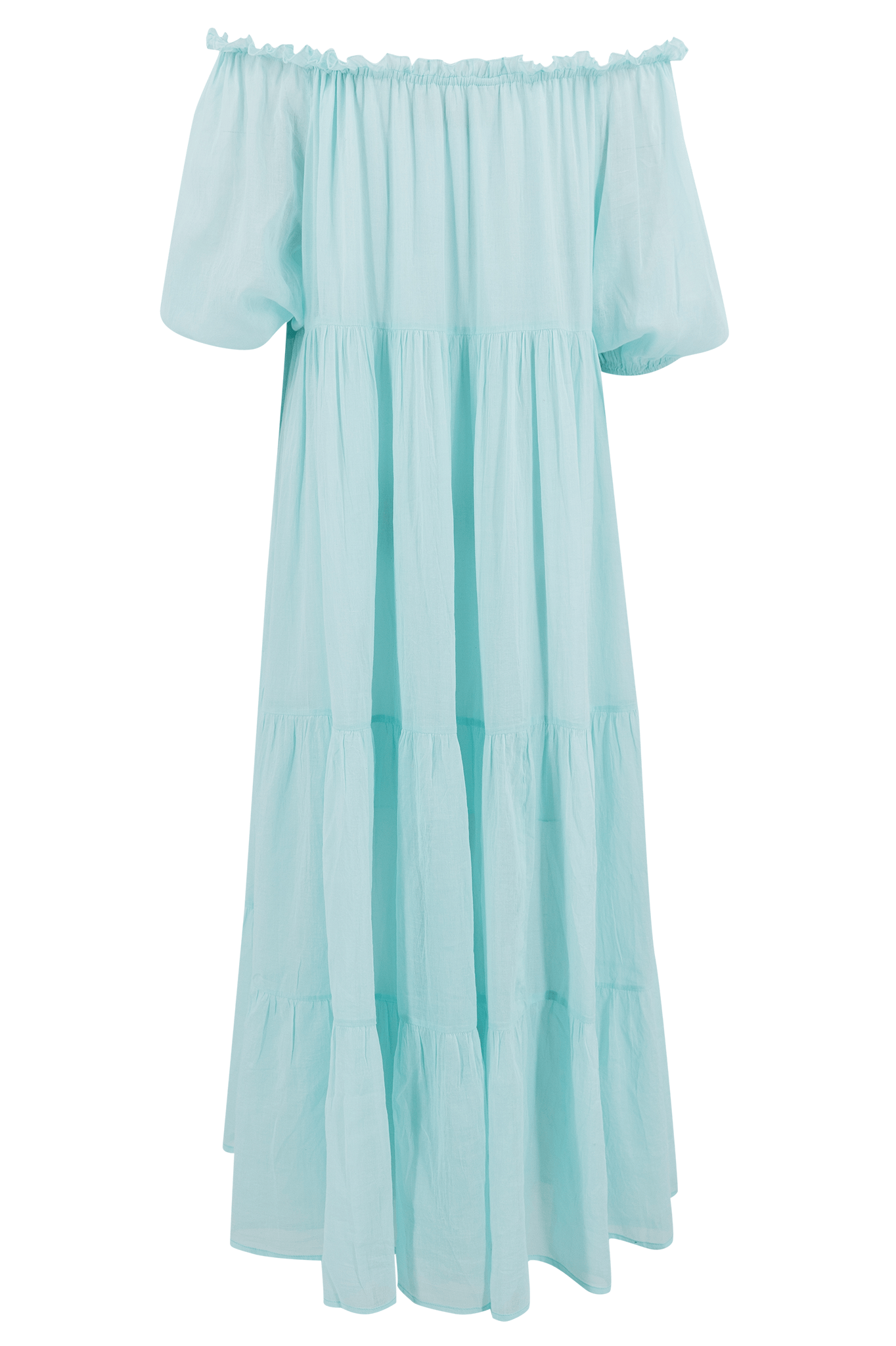 Bohemian jurk in aqua van ibzmode, Brands of Ibiza