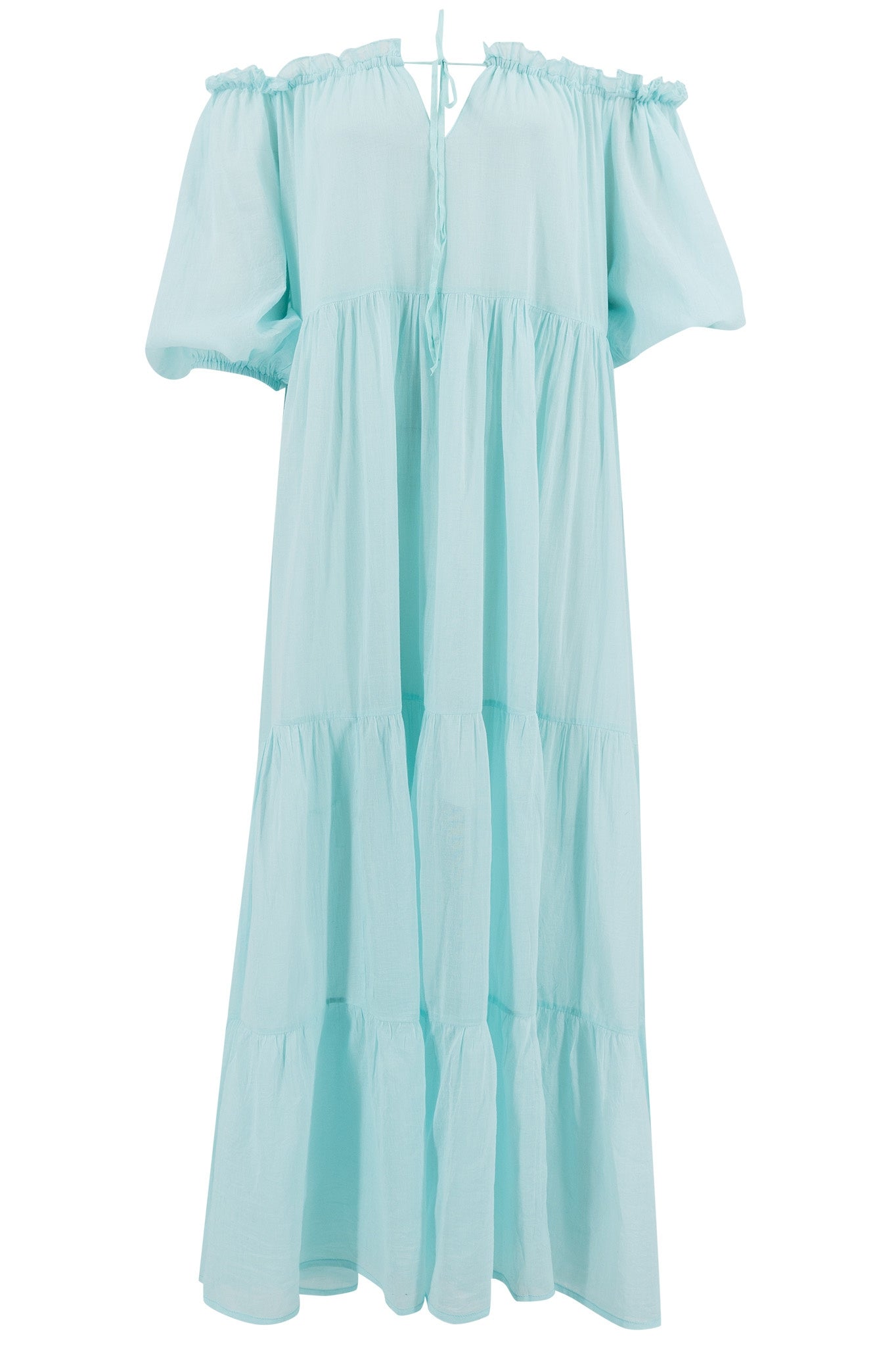Bohemian jurk in aqua van ibzmode, Brands of Ibiza