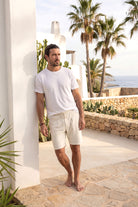 Isla Ibiza Bonita T-Shirt Lucas White mens summer shirt