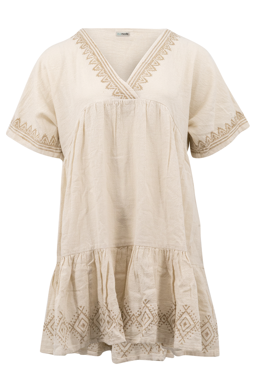 Bohemian jurk in ivory van ibzmode, Brands of Ibiza