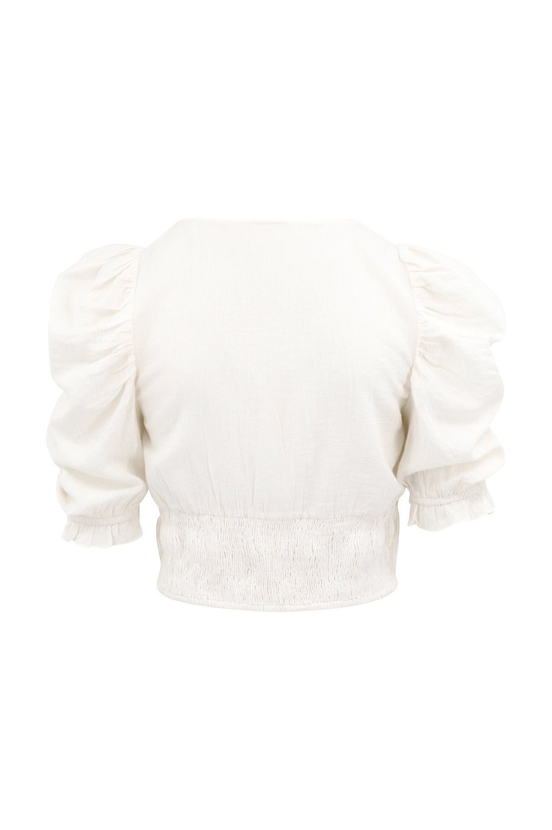 Bohemian top in ivory van ibzmode, Brands of Ibiza