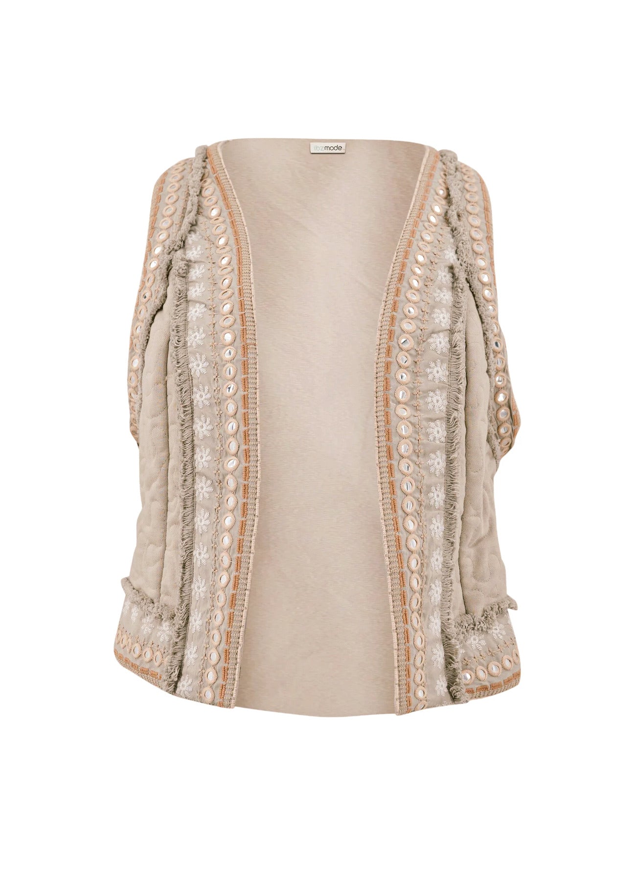 Bohemian item in light taupe van ibzmode, Brands of Ibiza