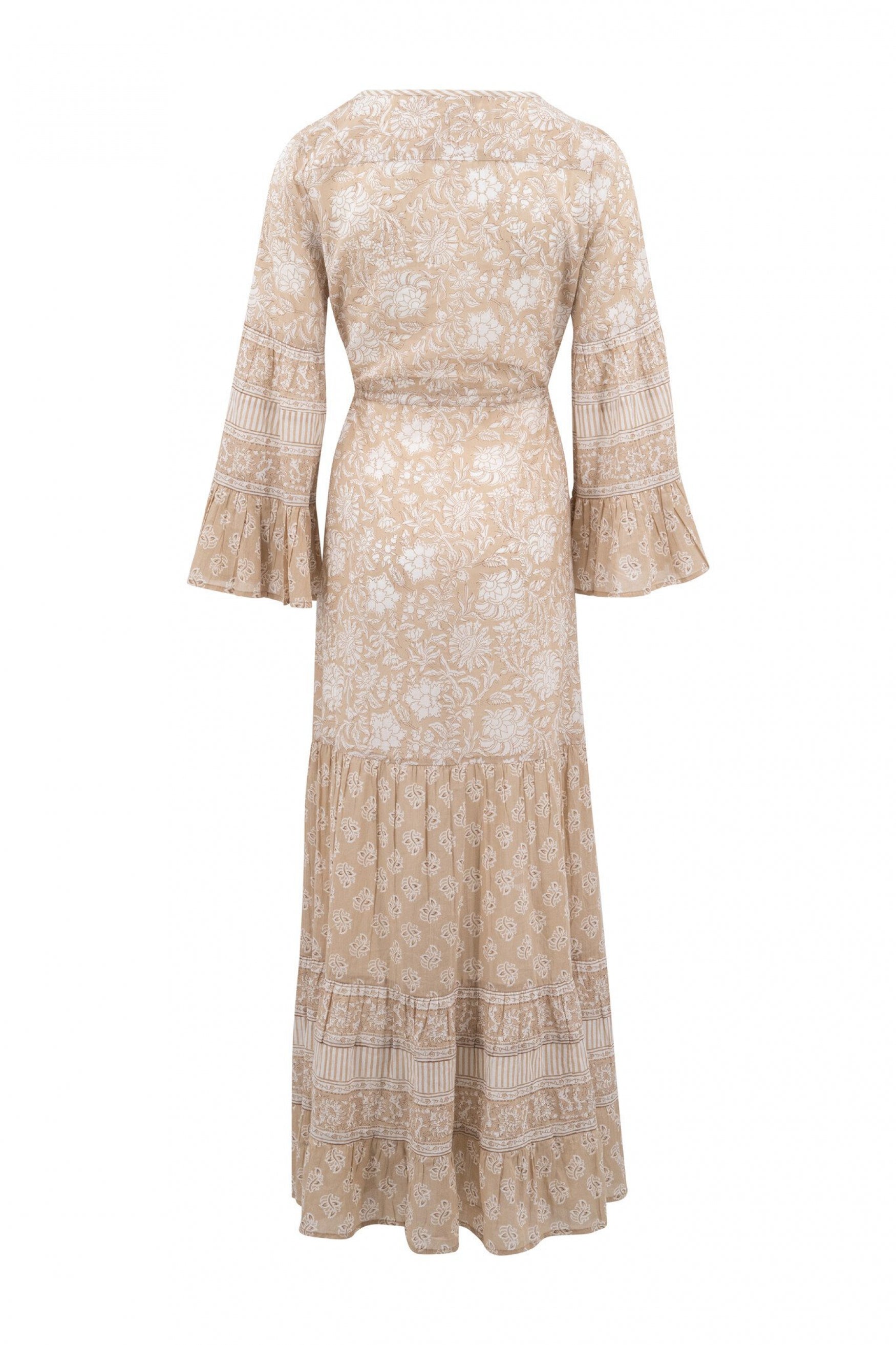 Bohemian jurk in natural van ibzmode, Brands of Ibiza